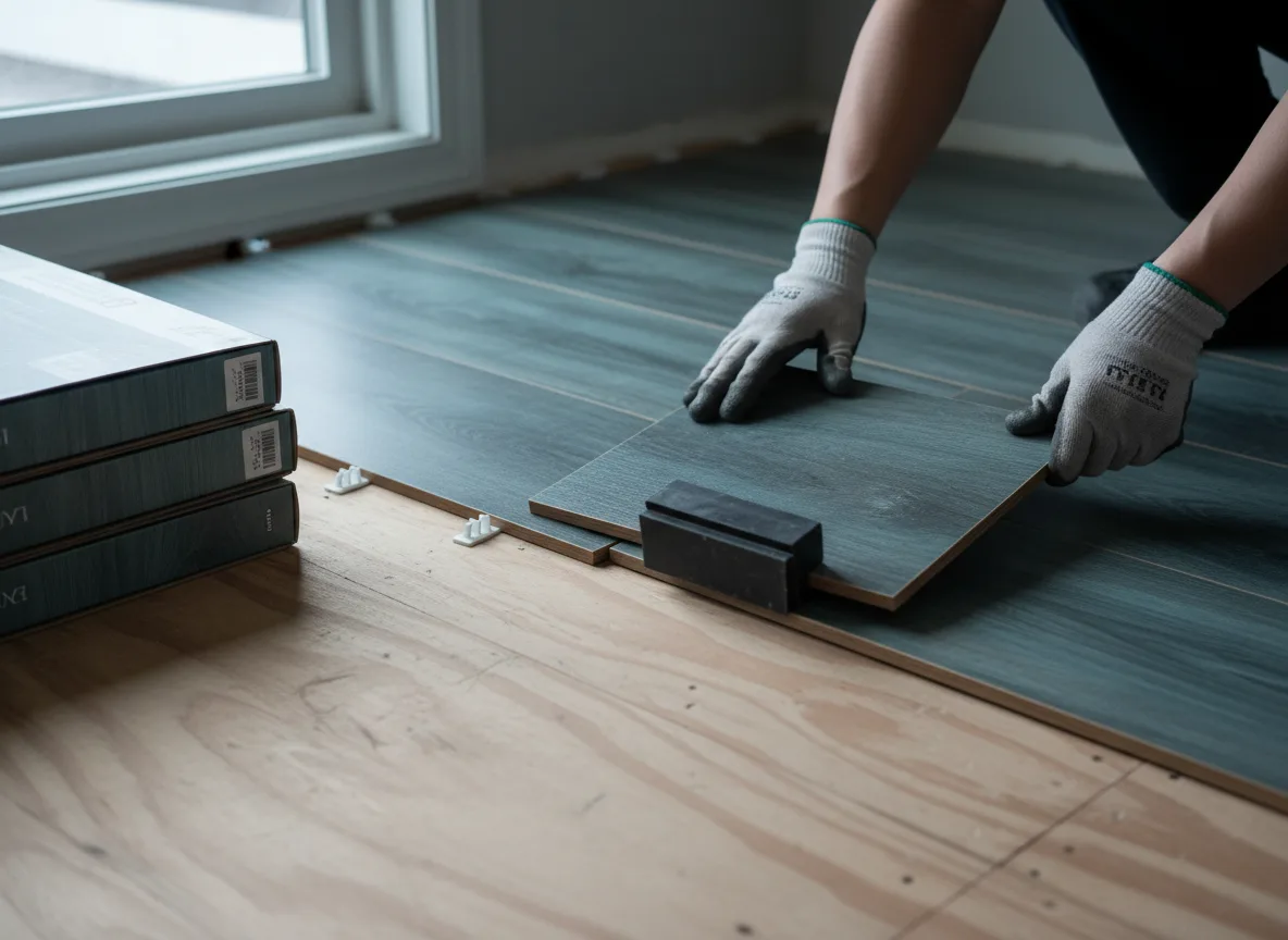 Luxury Vinyl Plank Installation company in Milan, KS